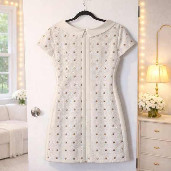 ✨ Camilyn Beth Daisy Embellished Dress | Easter Brunch Ready Size M (10) - Picture 2 of 8